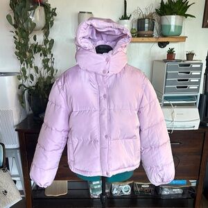 Core10 Women’s Pink Cropped Puffer Jacket XL
